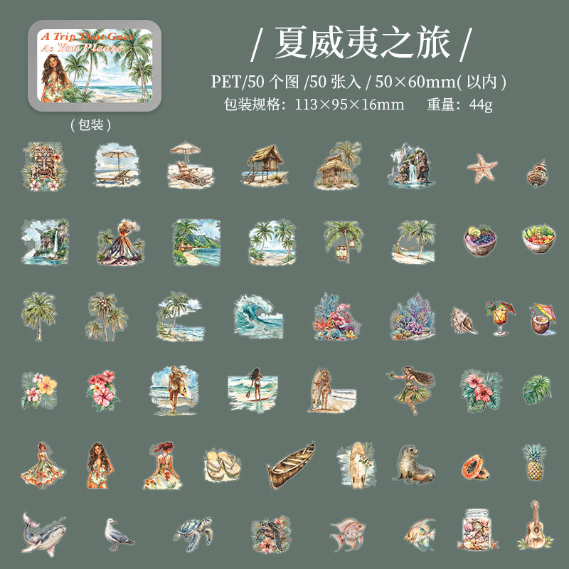 Journal sticker packs (Travel)