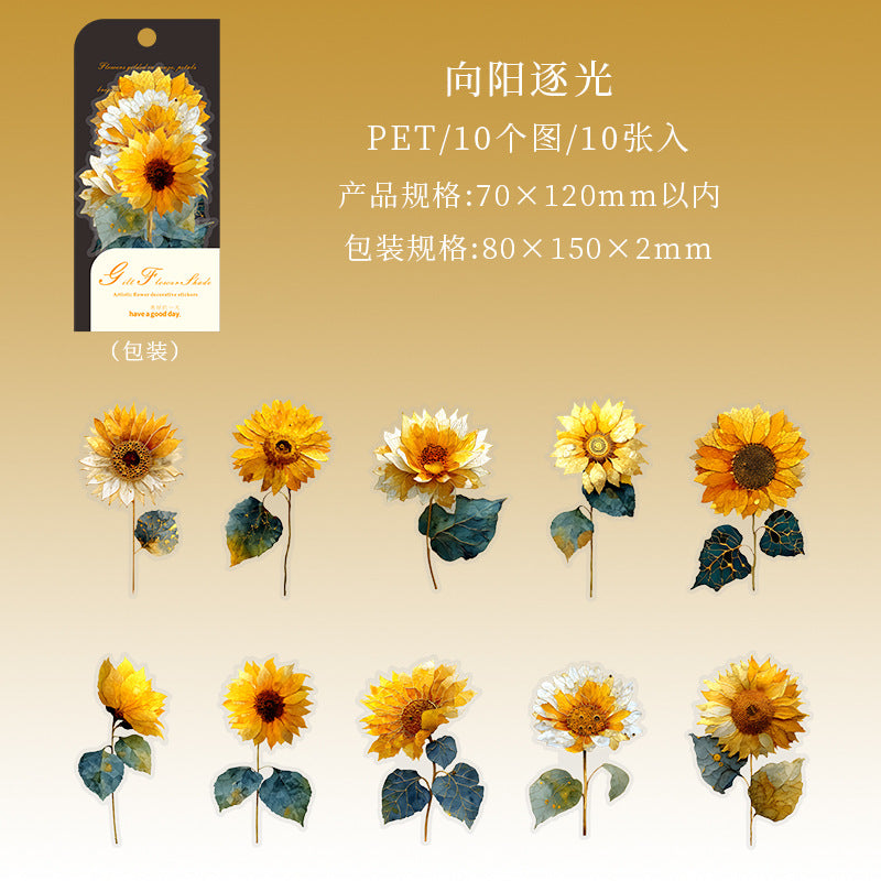 Journal PET sticker packs (10 pcs/pack)