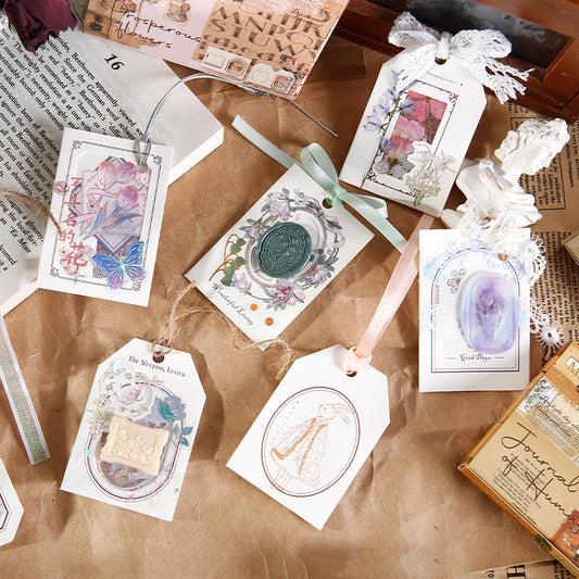 Wax seal illustration card （30 sheets/pack)