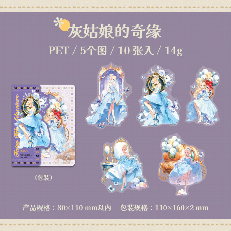 Journal PET sticker packs (Fairy Tale Theme)