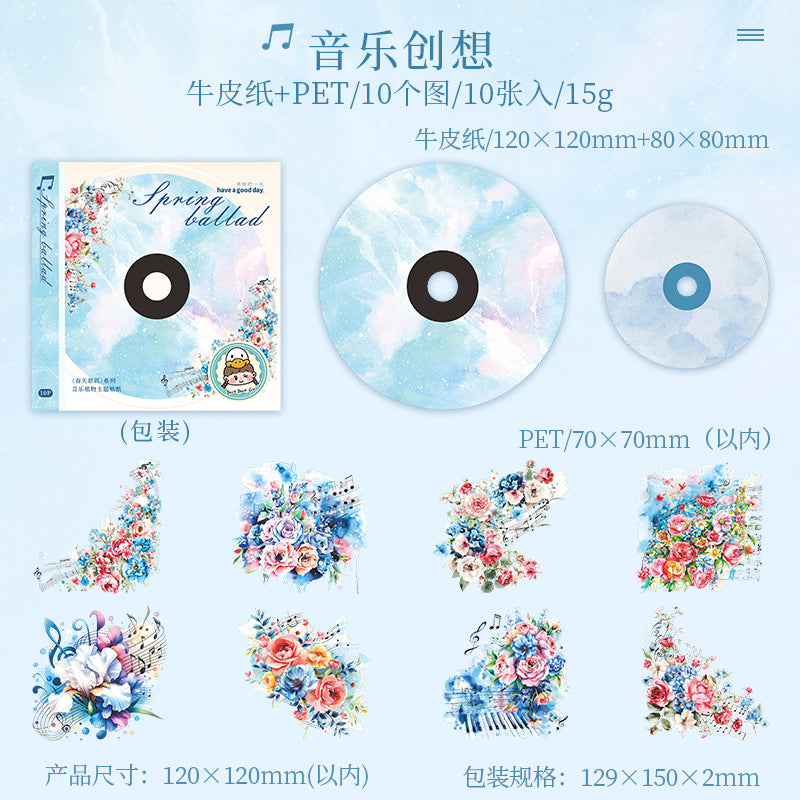 Journal sticker packs (Music Plant)