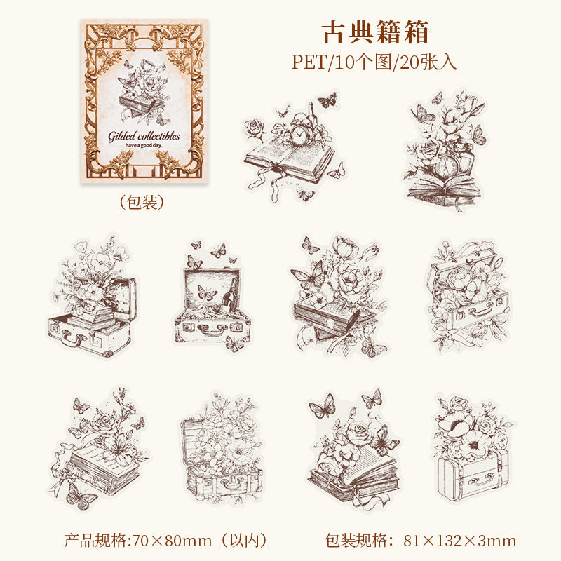 Journal PET sticker packs (20 pcs/pack)