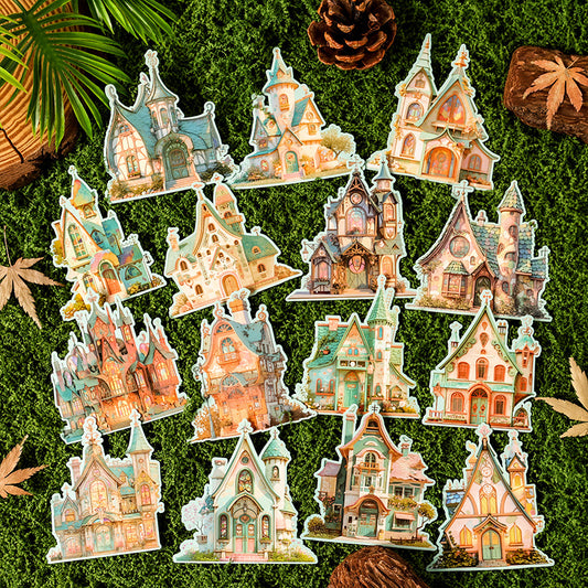 Journal hard card sticker packs