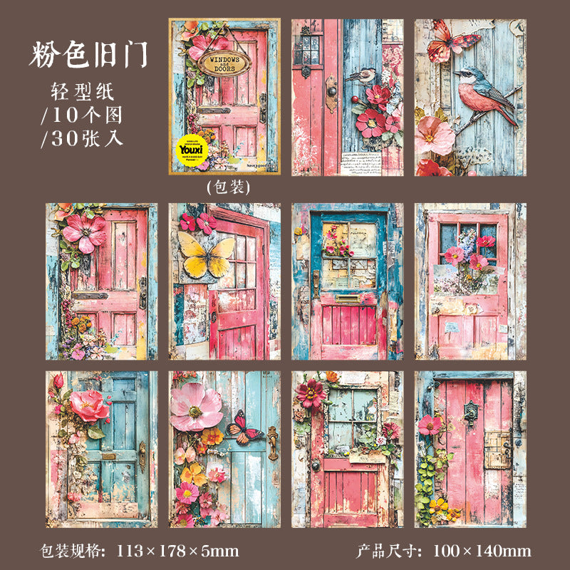 Journal material paper packs (30 sheets/pack)