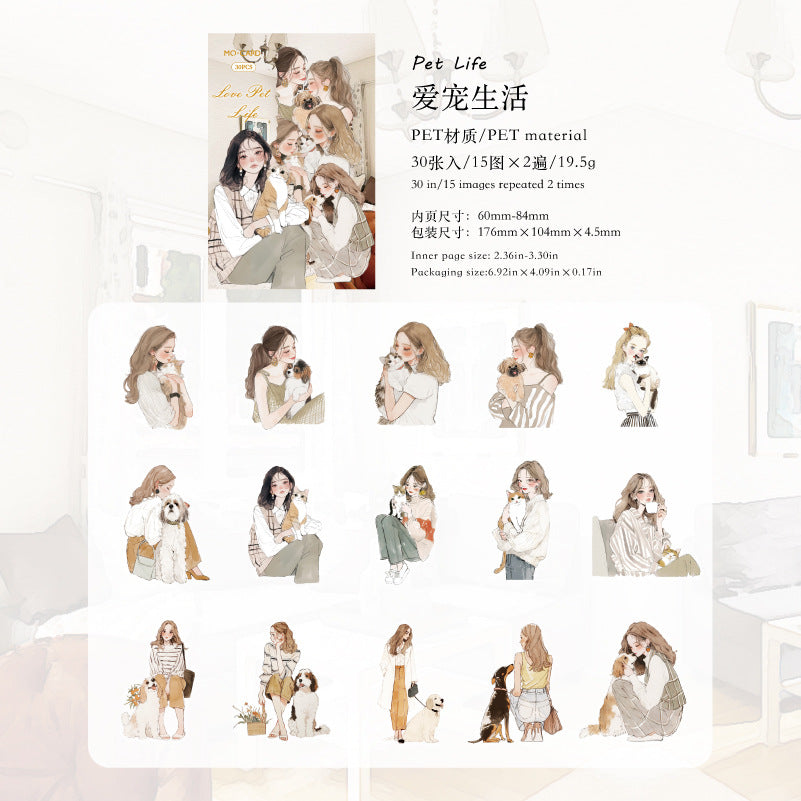 Journal PET sticker packs