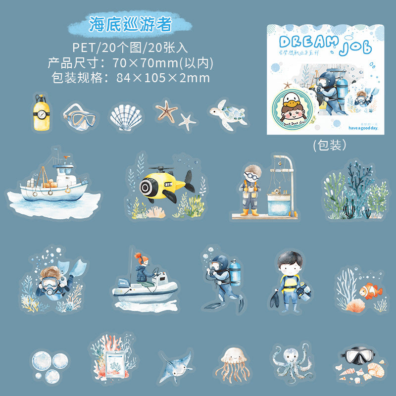 Journal PET sticker packs