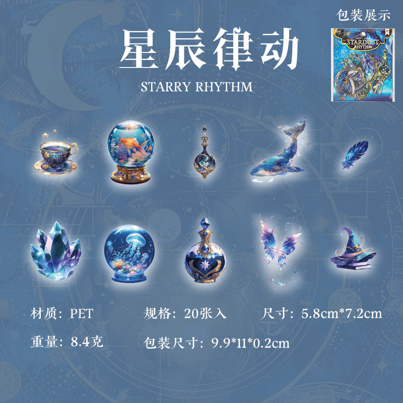 Journal PET sticker packs (Magic Series)