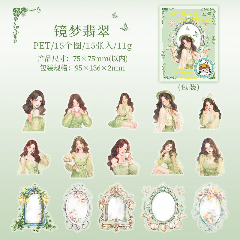 Journal sticker packs (Beautiful girl)