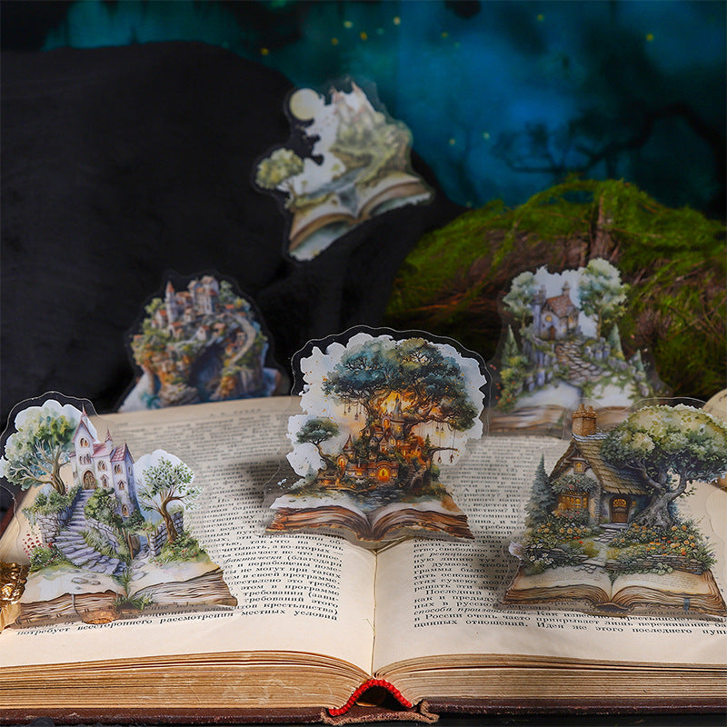 Journal sticker packs (The world of books)