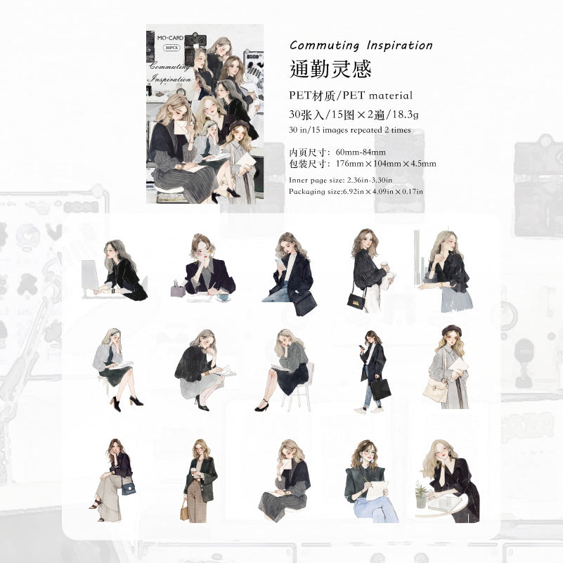 Journal PET sticker packs