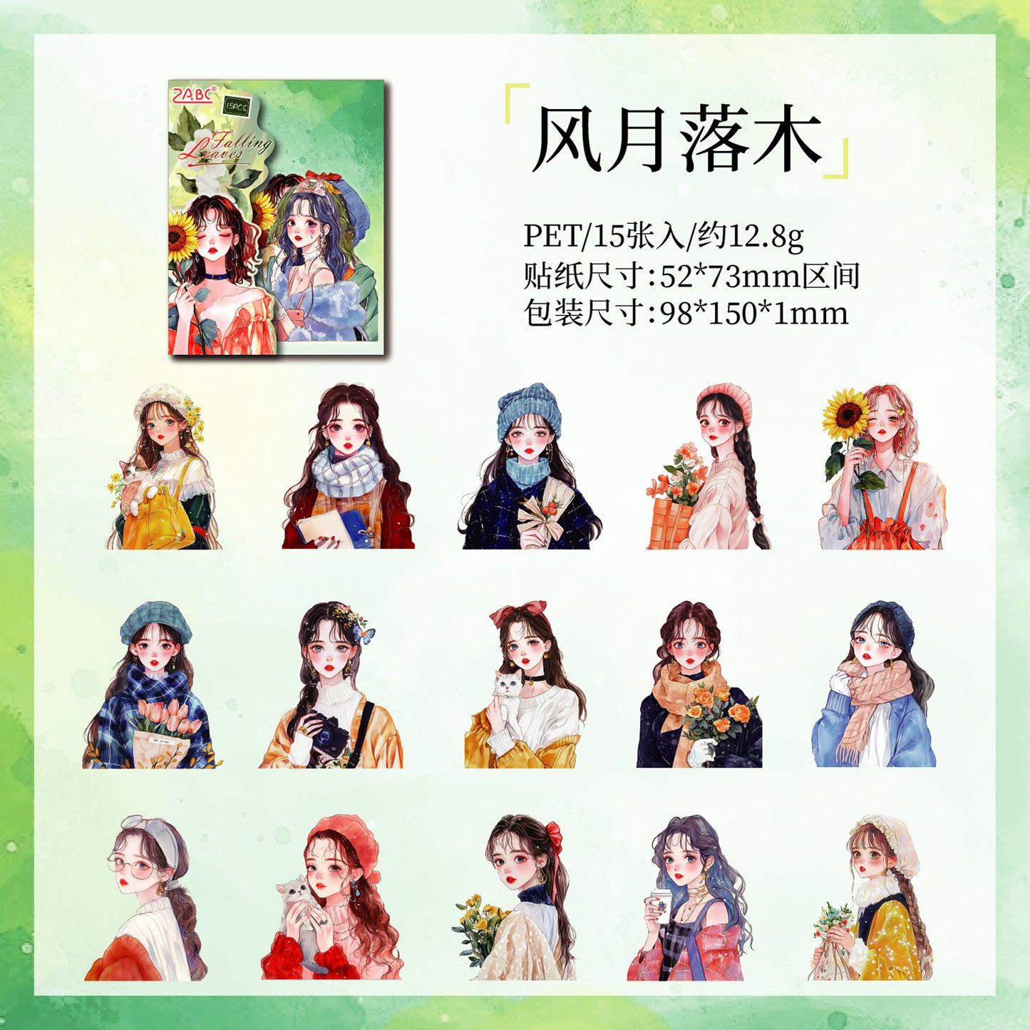 Journal PET sticker packs