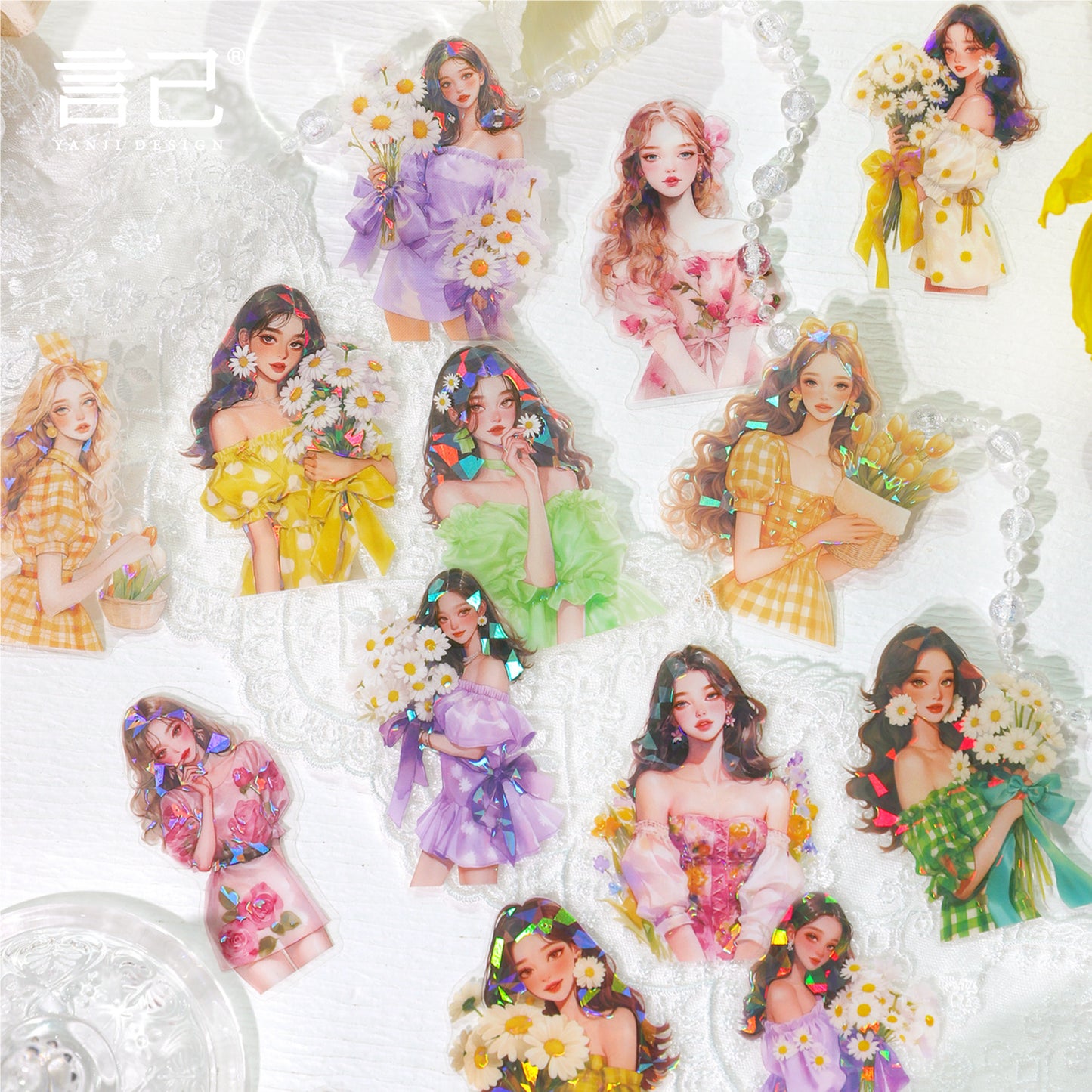 Journal PET sticker packs (Girls)