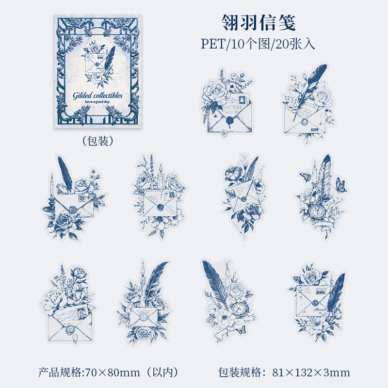 Journal PET sticker packs (20 pcs/pack)