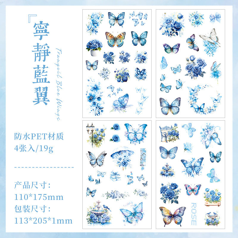 Journal sticker packs (Butterfly and flower)