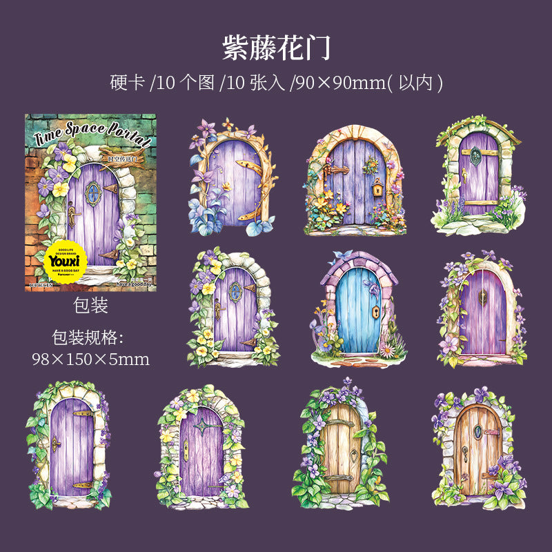 Journal hard card sticker packs