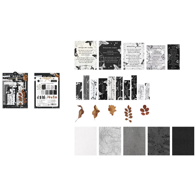 Retro journal material packs