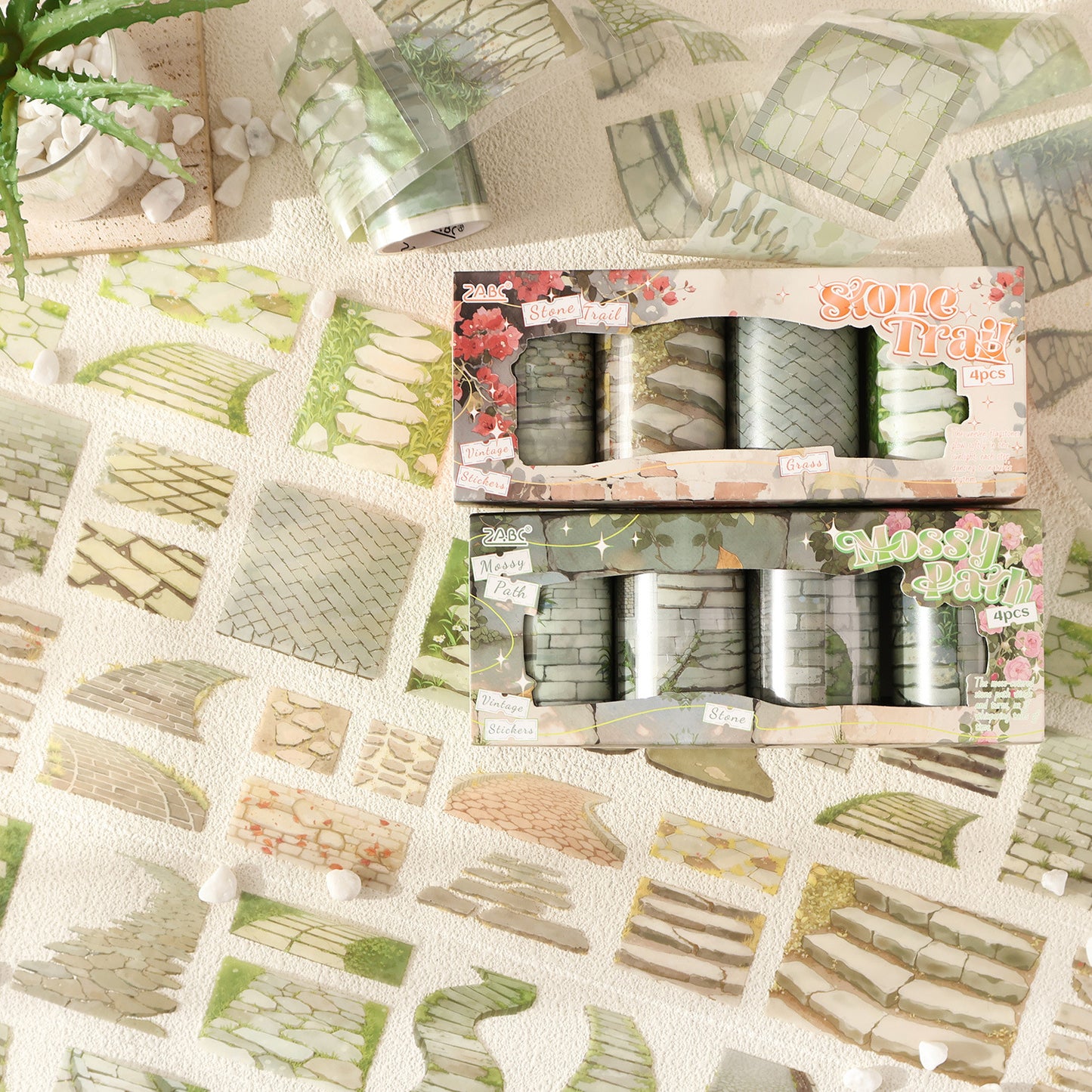 Journal PET tape set (4 rolls/box) 60mm*2m/roll