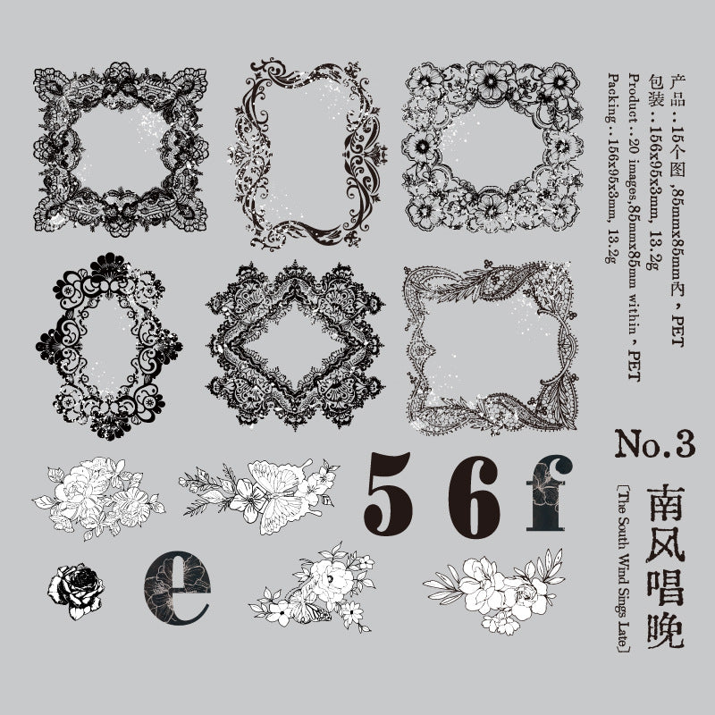 Journal sticker packs (Lace)