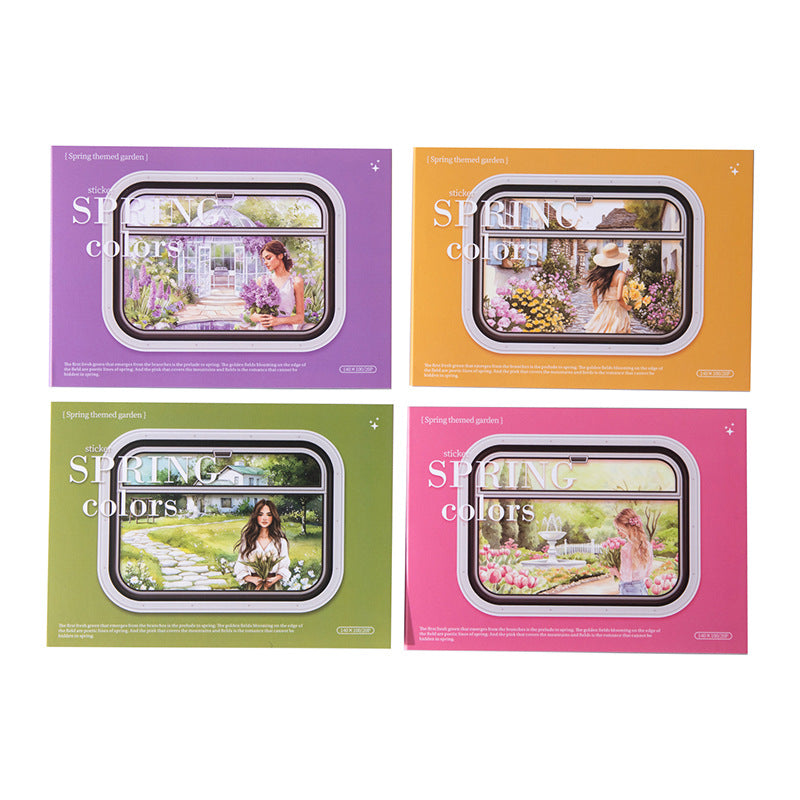 Journal PET landscape sticker book (Spring)
