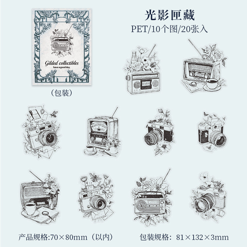 Journal PET sticker packs (20 pcs/pack)