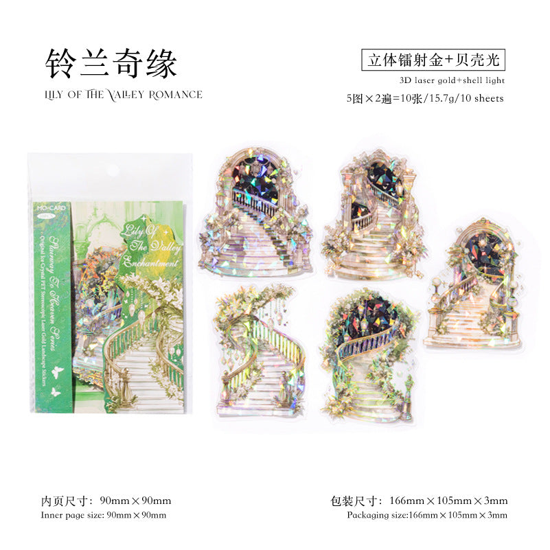 Journal sticker packs (Rose Stairs)