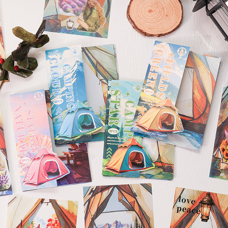 Journal sticker packs (tent)
