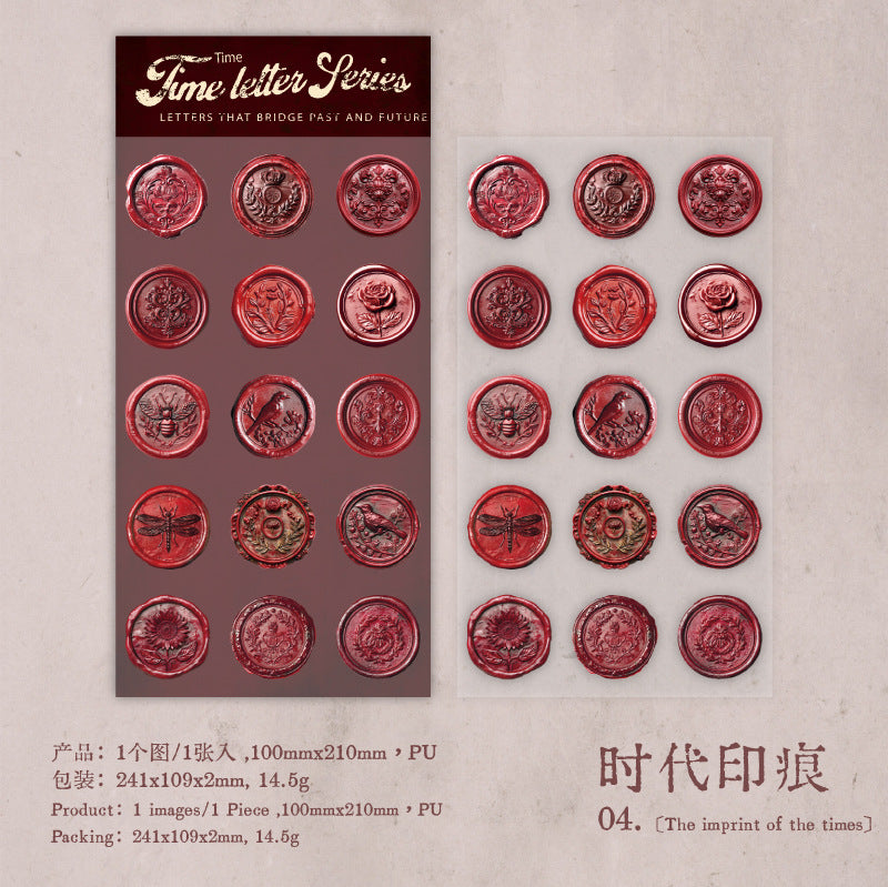 Journal sticker packs (Wax seal theme)
