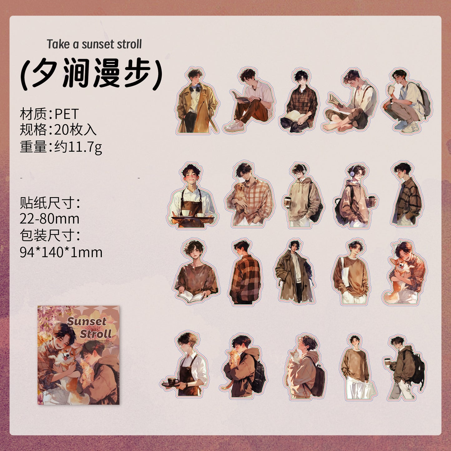 Journal PET sticker packs