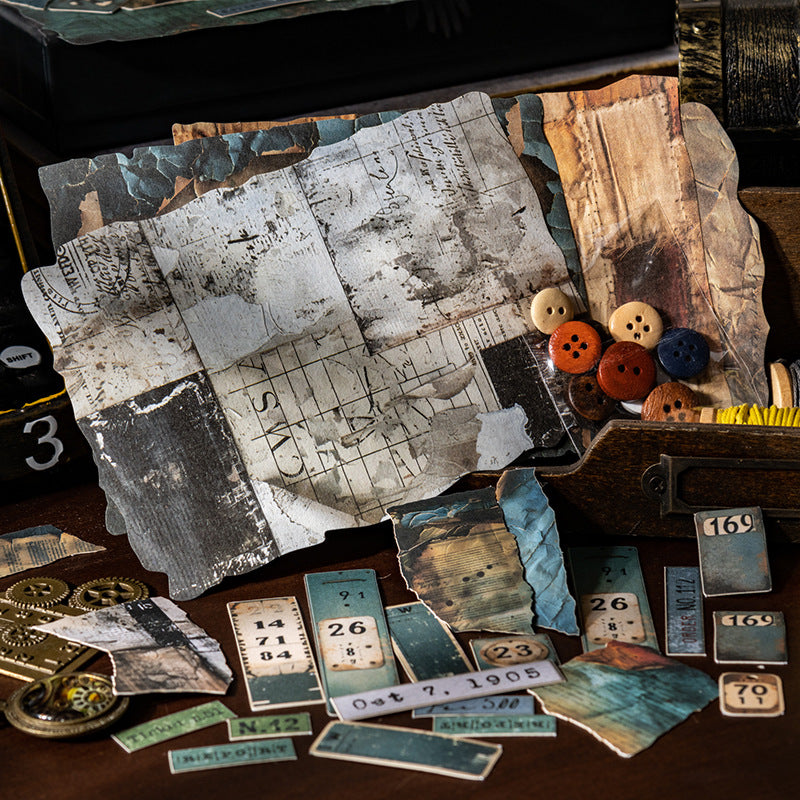 Retro journal material packs (50pcs/pack)