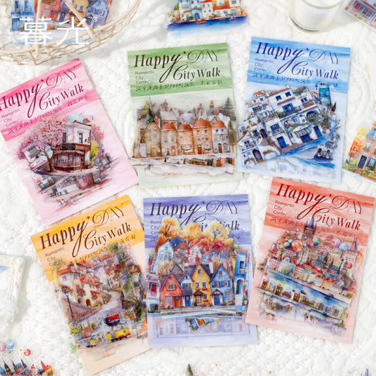 Journal sticker packs (City Tour Series) 30pcs/pack