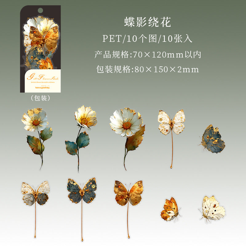 Journal PET sticker packs (10 pcs/pack)