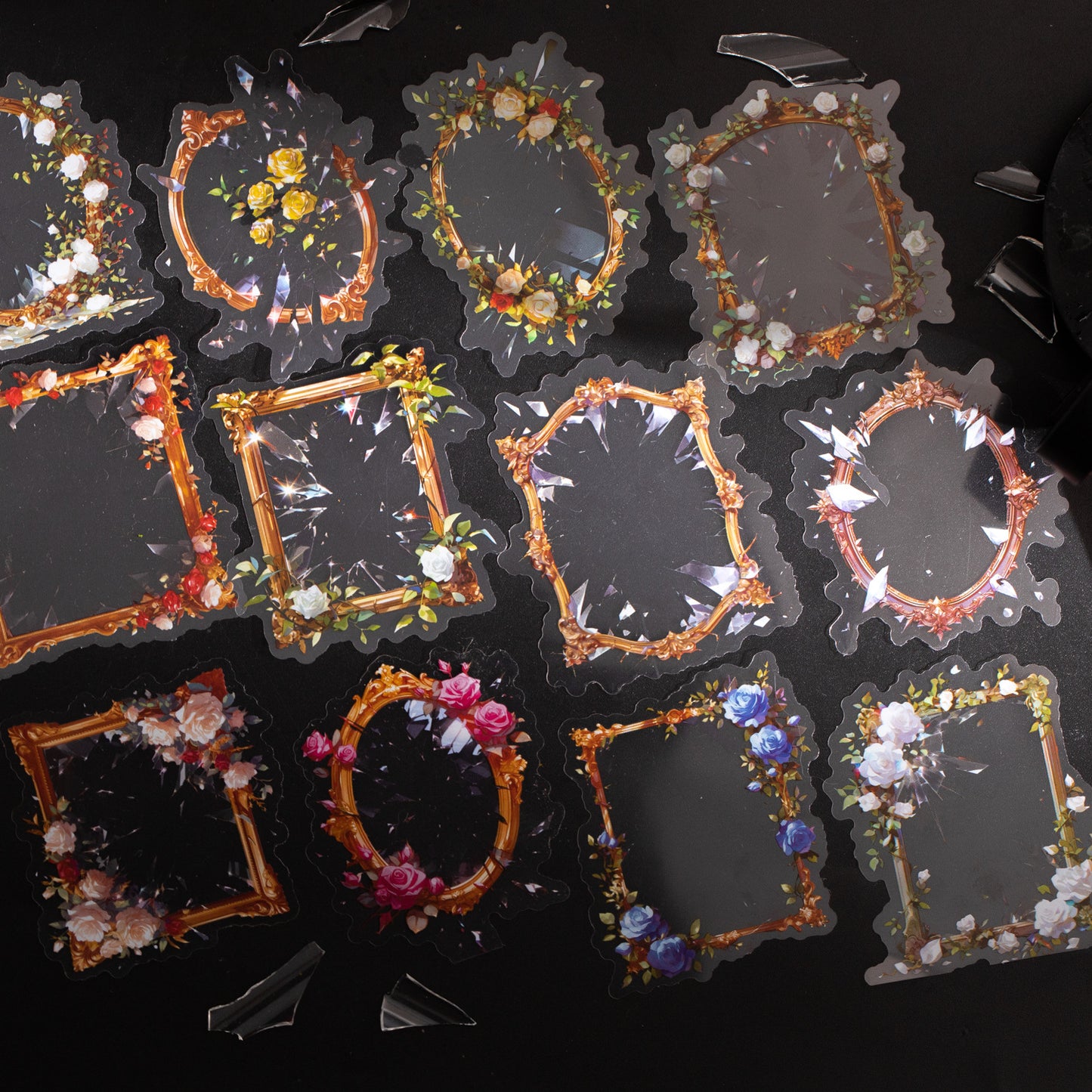 Journal sticker packs (Rose Mirror)