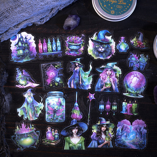 Journal PET sticker packs （Witch）