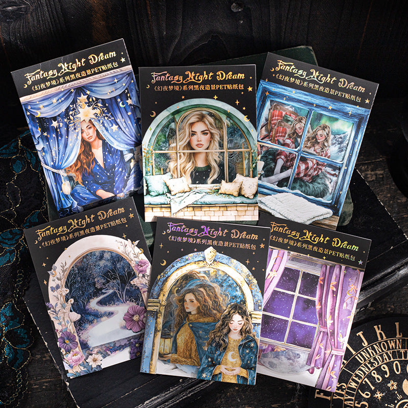 Journal sticker packs (Nightscape)