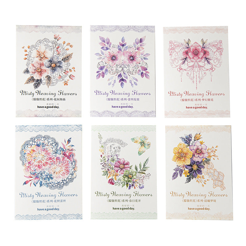 Journal sticker packs (Lace flower)
