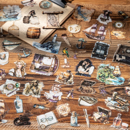 Journal PET sticker packs (Sailing Travel Series)