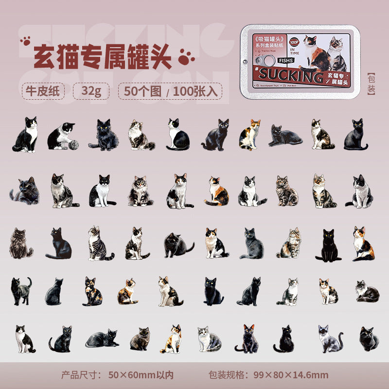 Journal sticker packs (Cat)