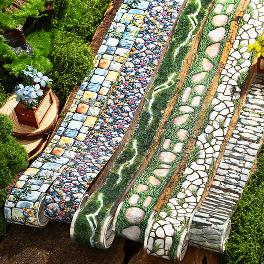 Journal PET tape (Stone Path）4cm*2m/roll