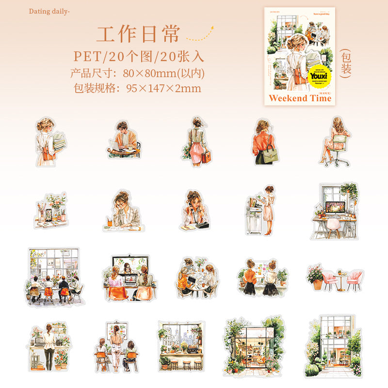 Journal PET sticker packs