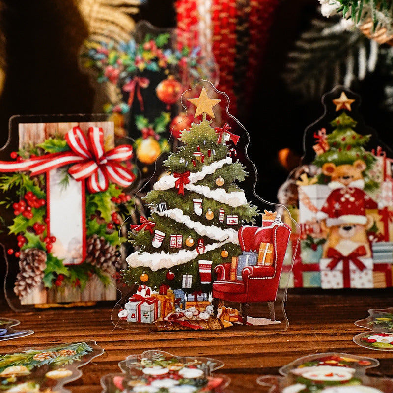 Journal PET sticker packs (Christmas) 15pcs/pack