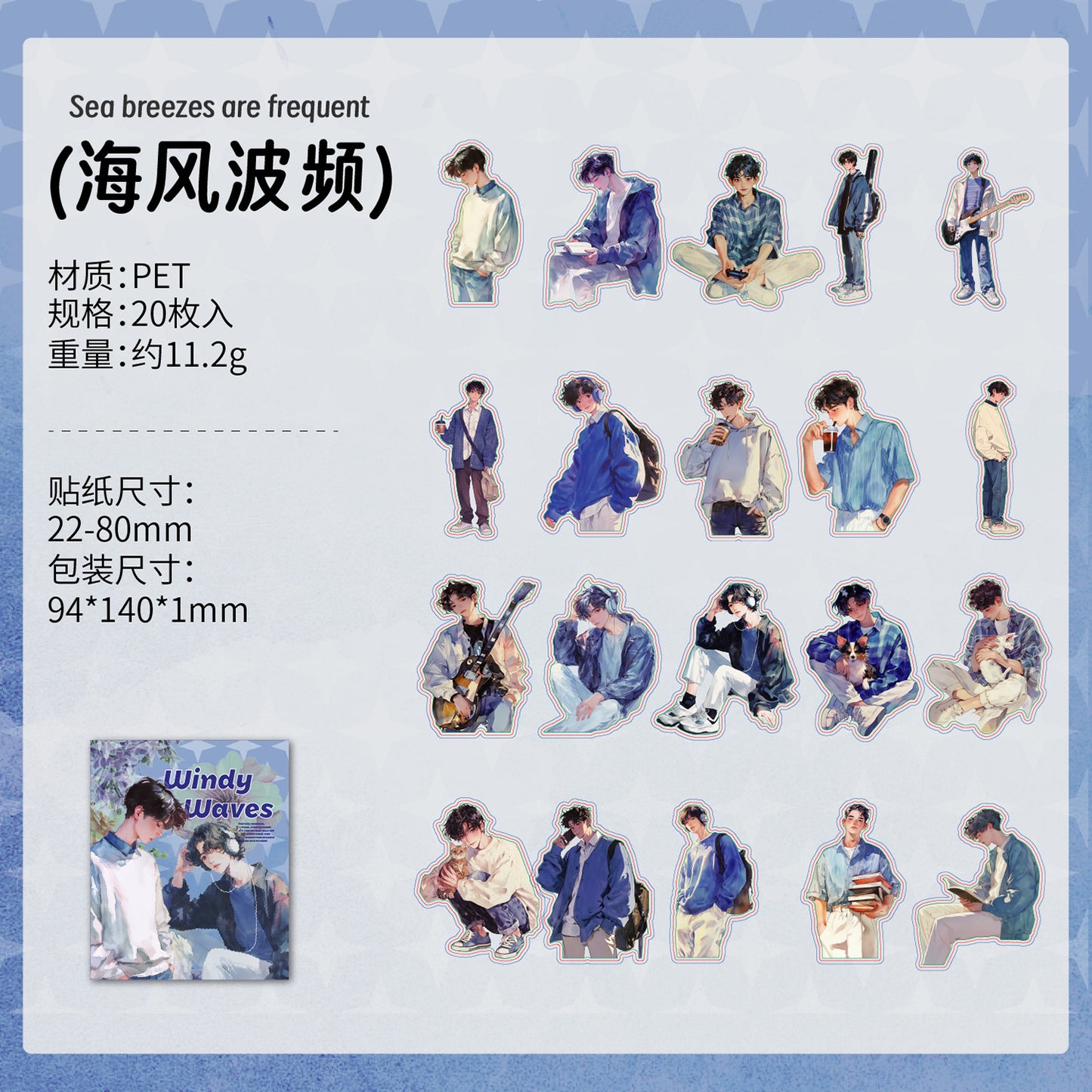 Journal PET sticker packs