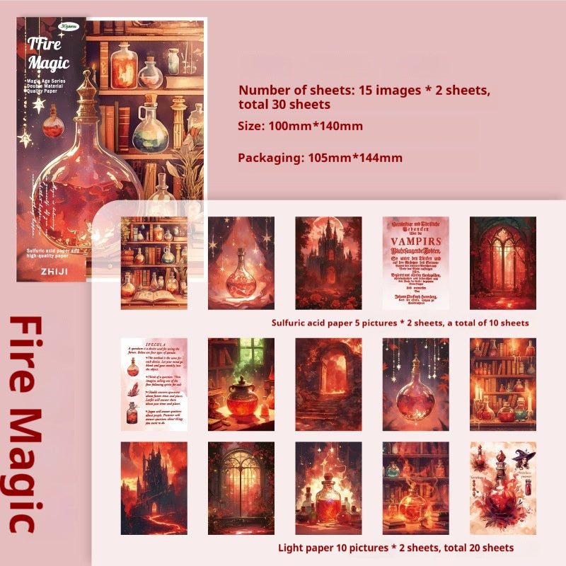 Journal paper packs (magic) 30 sheets/pack