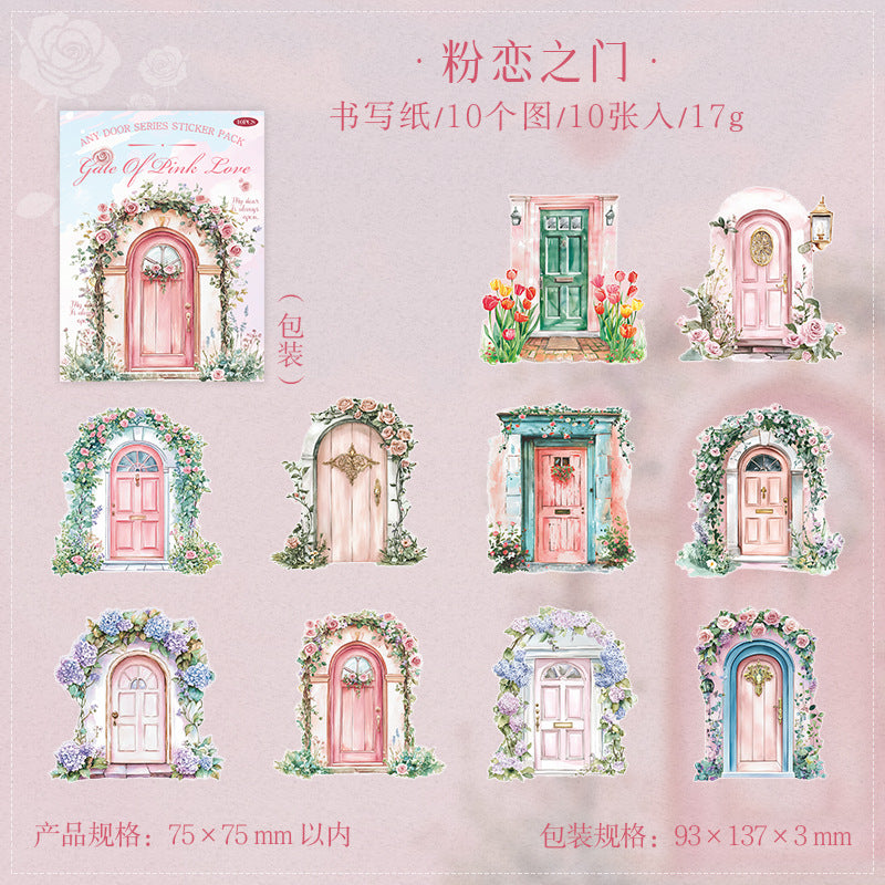 Journal hard card sticker packs