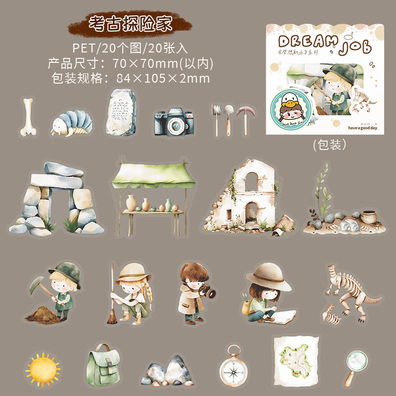 Journal PET sticker packs