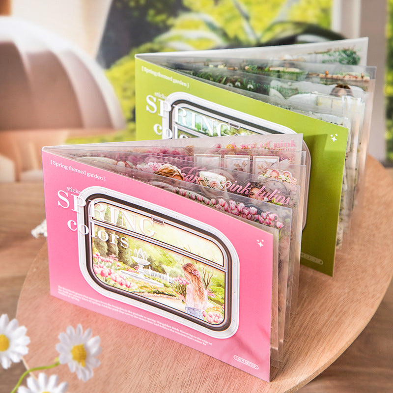 Journal PET landscape sticker book (Spring)