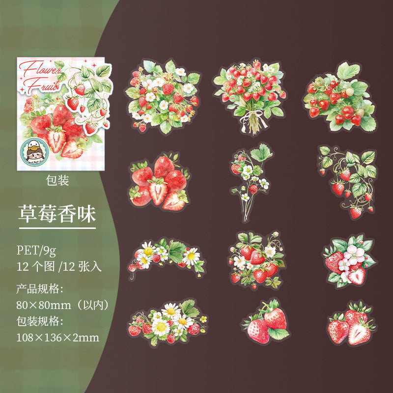 Journal sticker packs (Fruit)