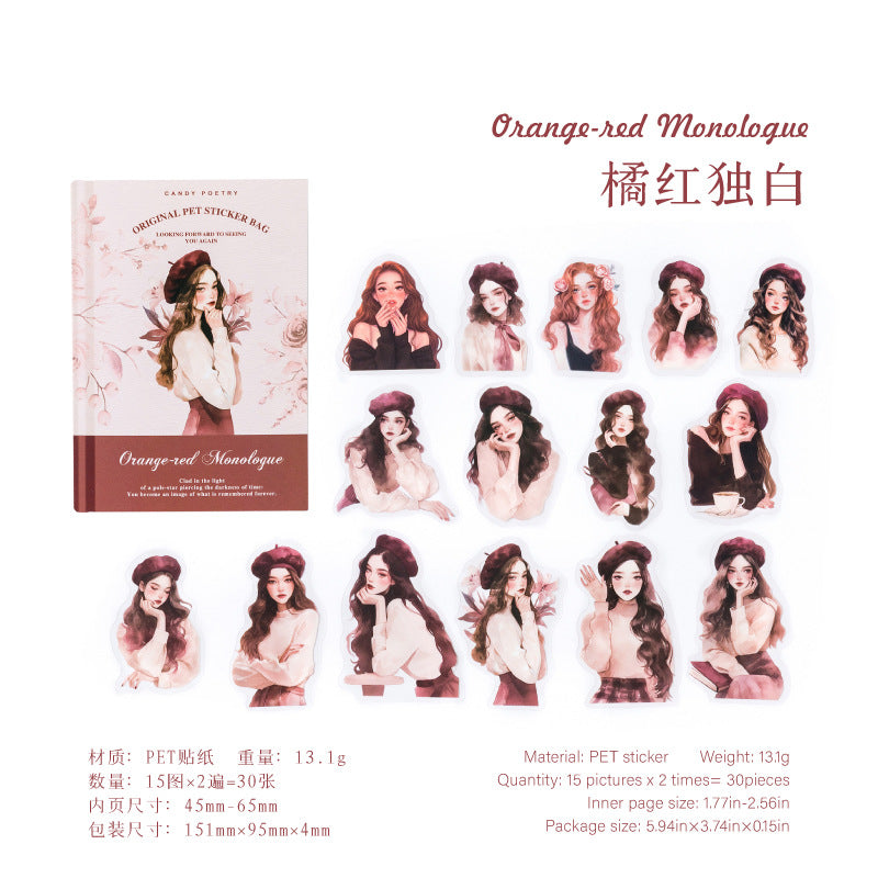 Journal PET sticker packs (Character)