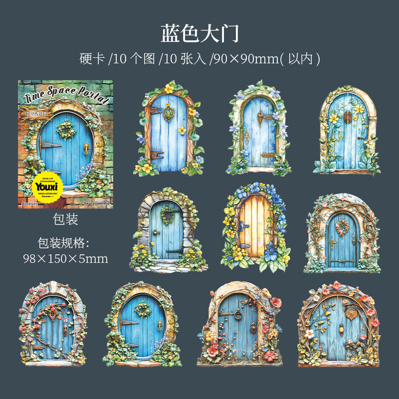 Journal hard card sticker packs