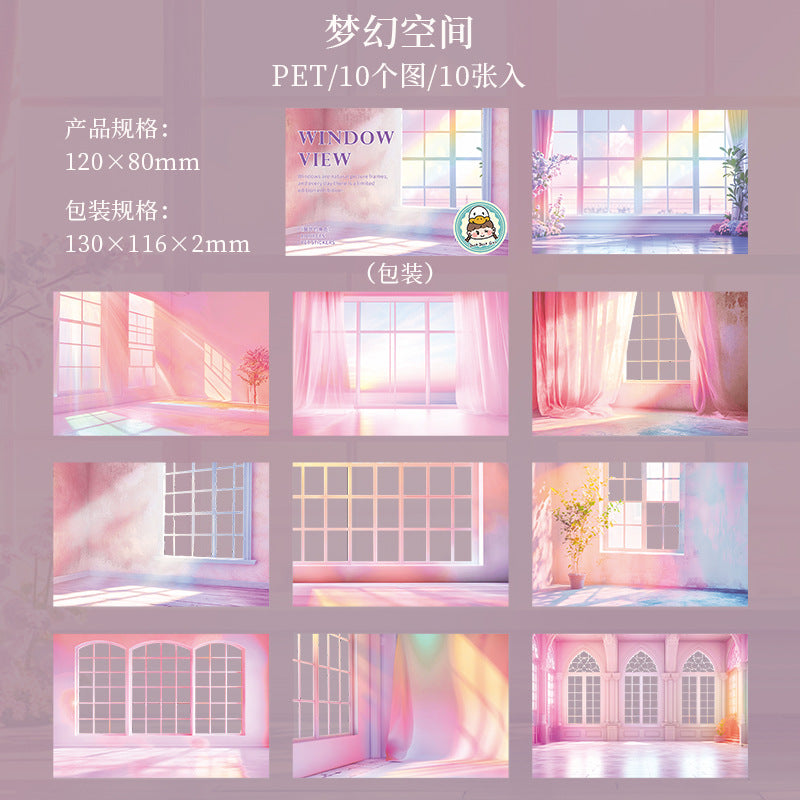 Journal sticker packs (Window View)