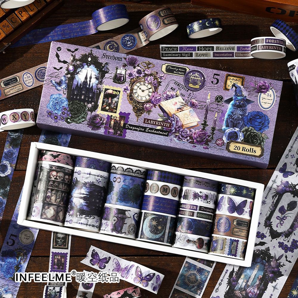 Journal Washi tape set (20 rolls/box)